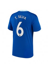 Chelsea Thiago Silva #6 Fotballdrakt Hjemme Klær 2022-23 Korte ermer